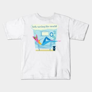 Saving the World Kids T-Shirt